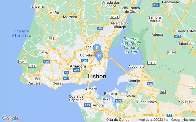 Lisbon Airport lots map