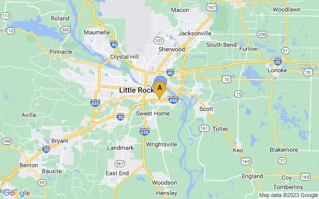 Little Rock International Airport lots map