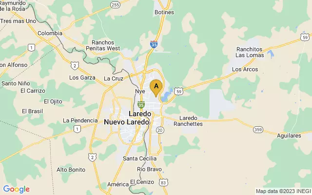 Laredo International Airport lots map