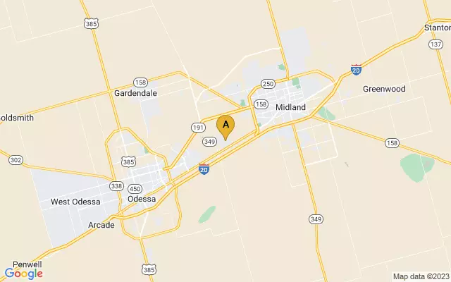 Midland International Air & Space Port lots map