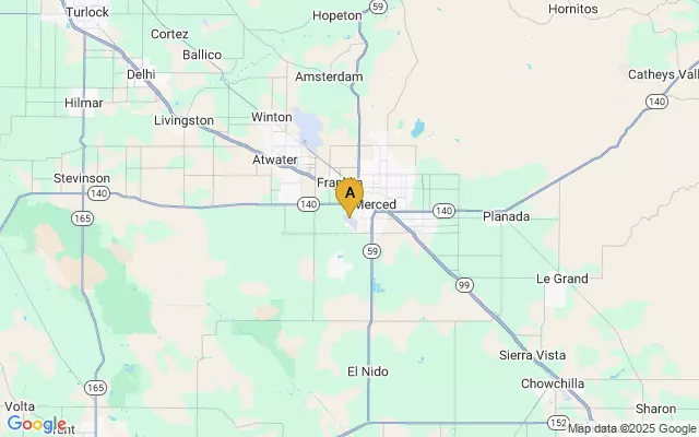 Merced Regional Airport lots map