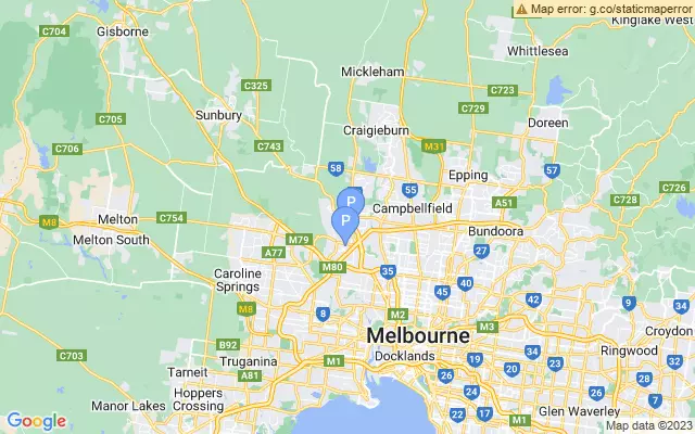 Melbourne Airport lots map
