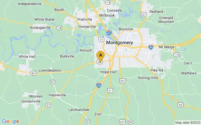 Montgomery Airport lots map