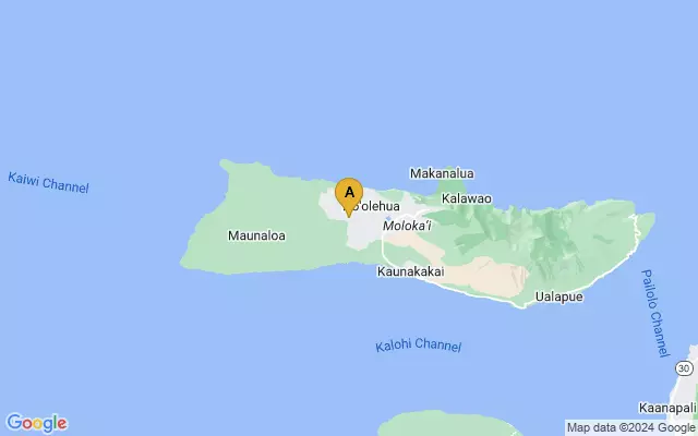 Molokai Airport lots map