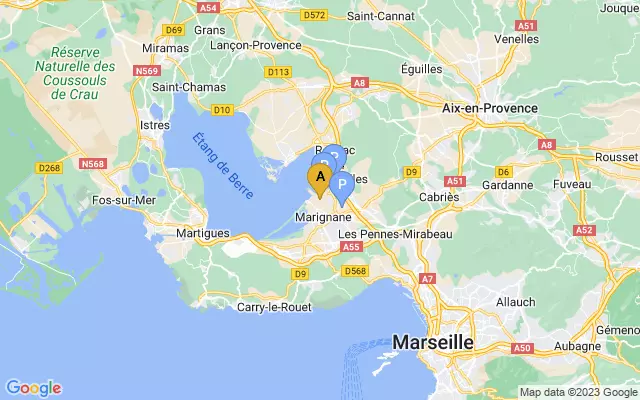Marseille Provence Airport lots map
