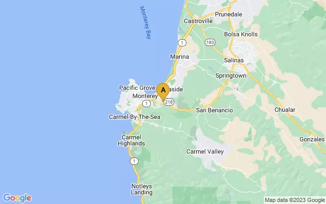 Monterey Regional Airport lots map