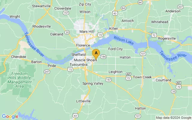 Northwest Alabama Regional Airport lots map