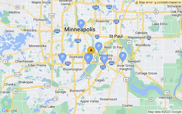 Minneapolis St. Paul International Airport  lots map