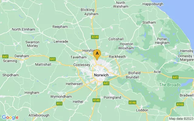 Norwich International Airport lots map