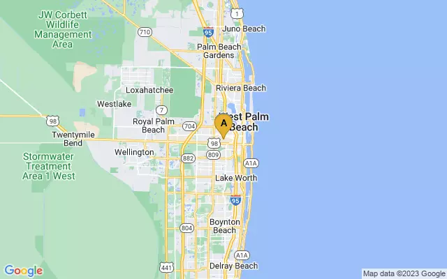 Palm Beach International Airport  lots map