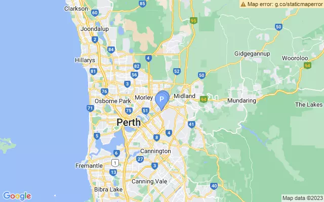 Perth Airport lots map