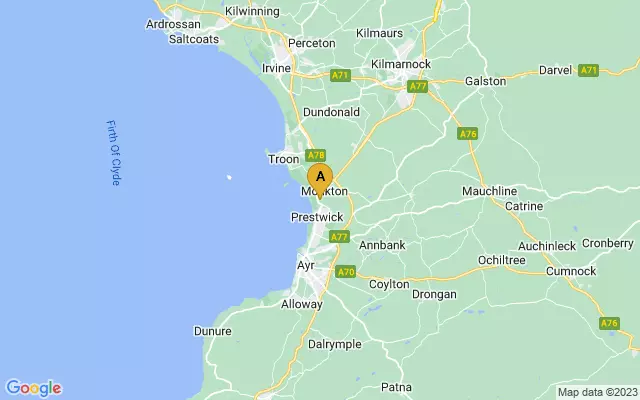 Glasgow Prestwick Airport lots map