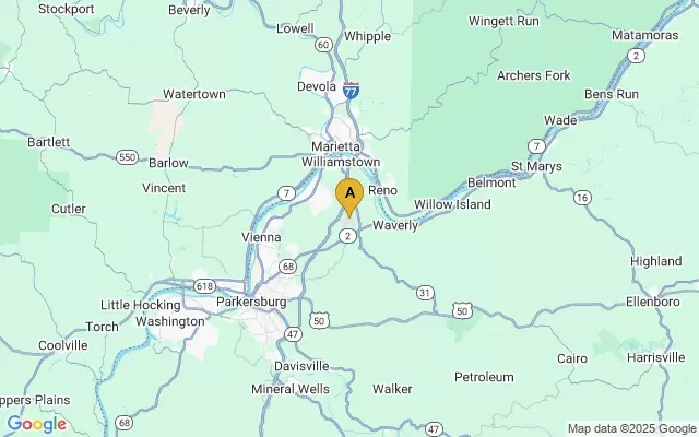 Mid-Ohio Valley Regional Airport lots map