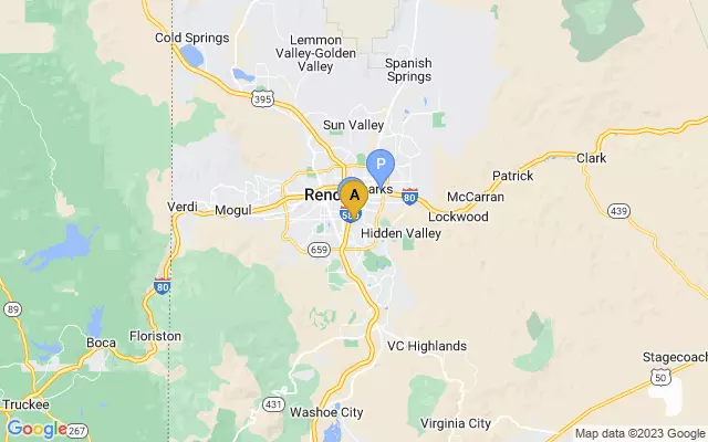 Reno/Tahoe International Airport lots map