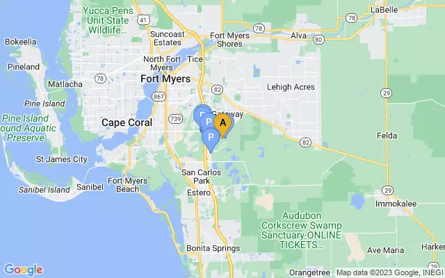 Fort Myers Southwest Florida Airport  lots map