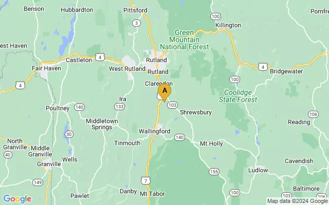 Rutland-Southern Vermont Regional Airport lots map