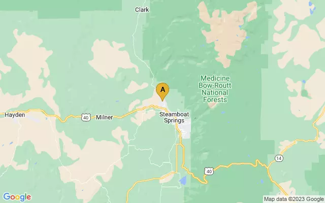 Steamboat Springs Airport (Hayden) lots map