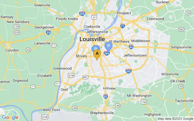 Louisville International Airport lots map