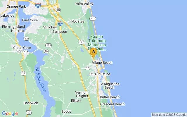 Northeast Florida Regional Airport lots map
