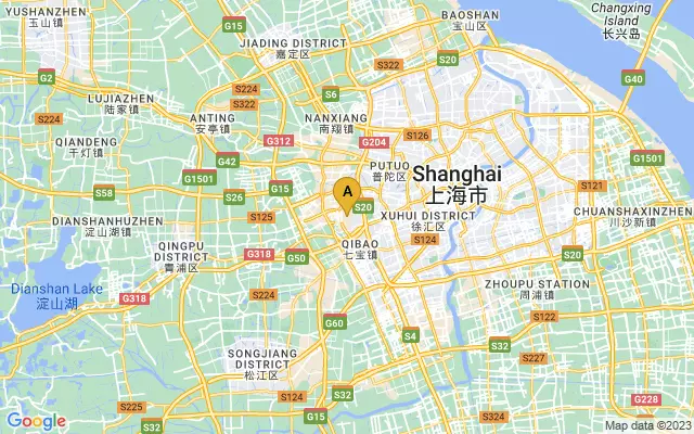 Shanghai Hongqiao International Airport lots map