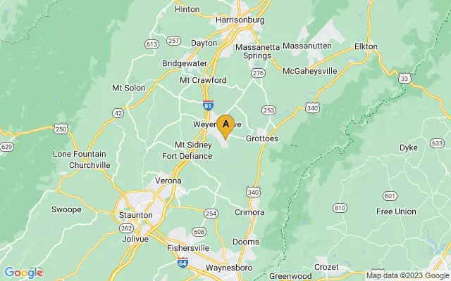 Shenandoah Valley Regional Airport lots map