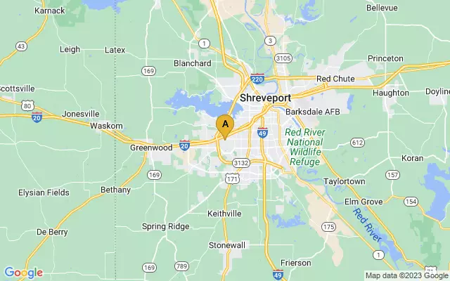 Shreveport Regional Airport lots map