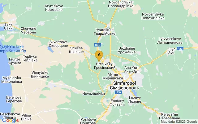 Simferopol International Airport lots map