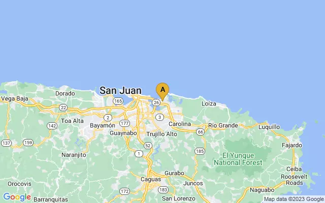 San Juan International Airport lots map