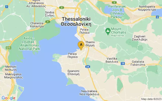 Thessaloniki Airport Macedonia lots map