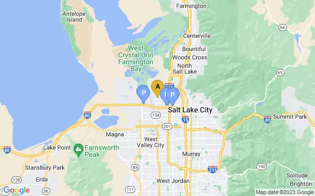 Salt Lake City Int'l Airport lots map