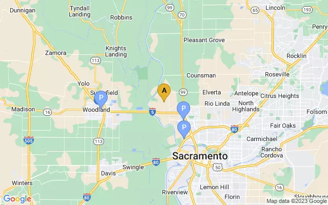 Sacramento International Airport lots map