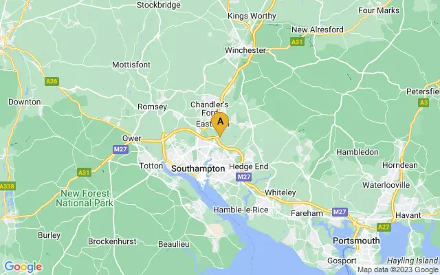 Southampton Airport lots map