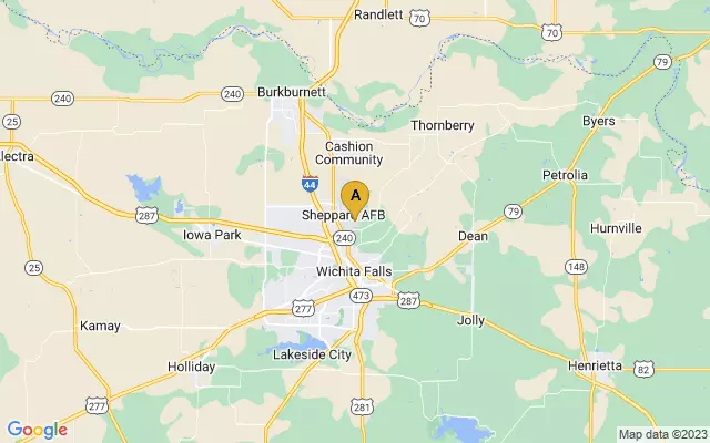 Wichita Falls Regional Airport lots map