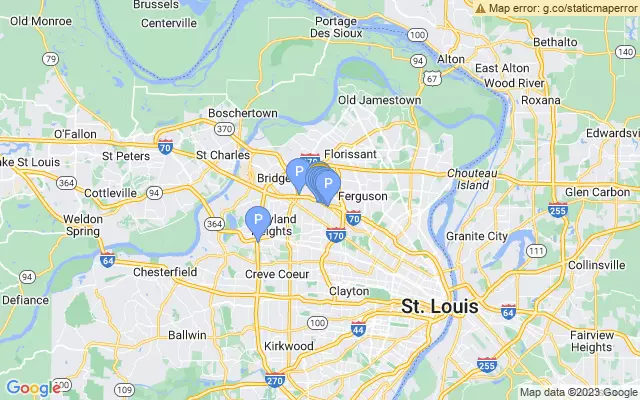 St. Louis Lambert Int'l Airport lots map