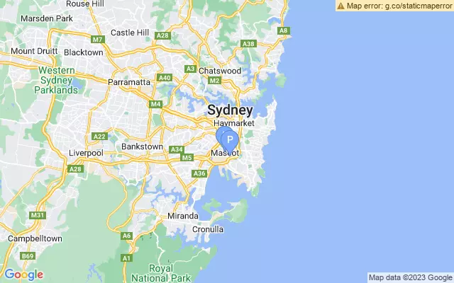 Sydney Airport lots map