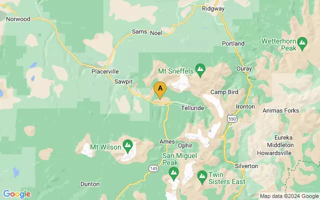 Telluride Regional Airport lots map