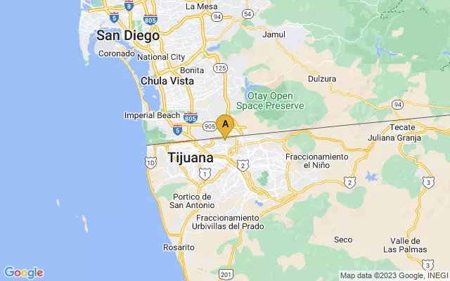 Tijuana International Airport lots map