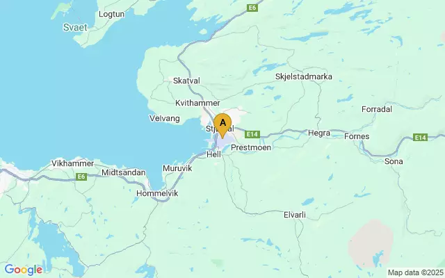 Trondheim Airport Værnes lots map