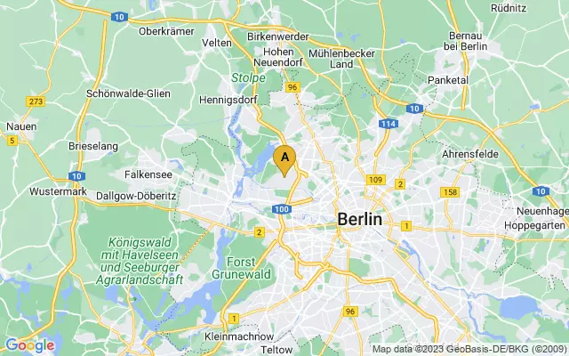 Berlin Tegel Airport lots map