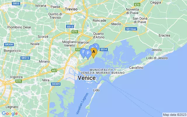 Venice Marco Polo Airport lots map