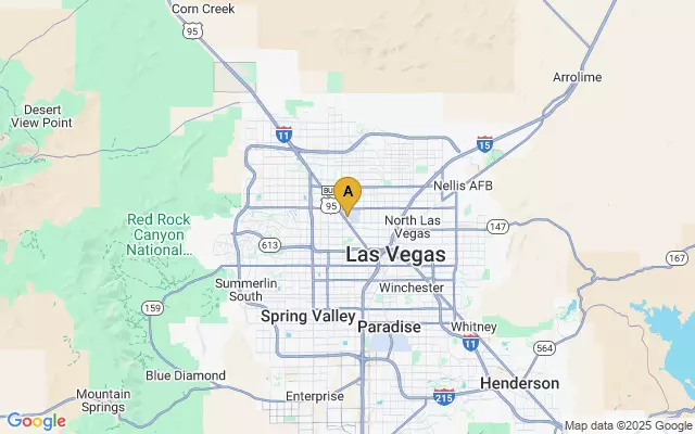 North Las Vegas Airport lots map