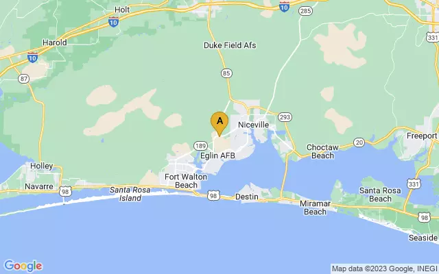Destin-Fort Walton Beach Airport lots map