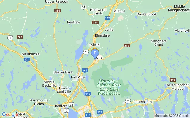 Halifax International Airport lots map