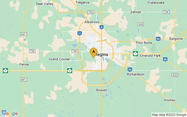 Regina International Airport lots map