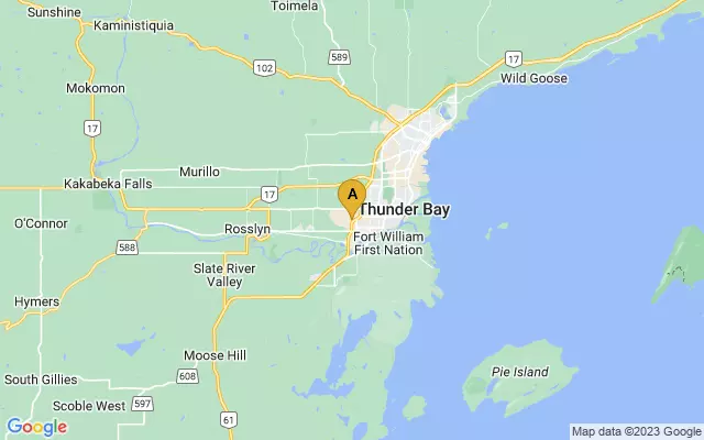 Thunder Bay International Airport lots map
