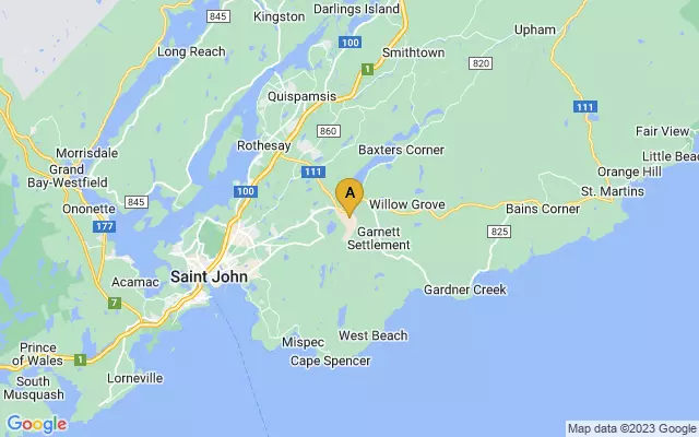 Saint John Airport lots map