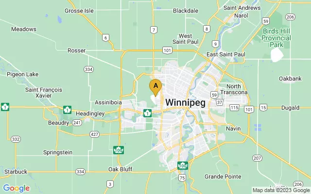 Winnipeg Richardson International Airport lots map