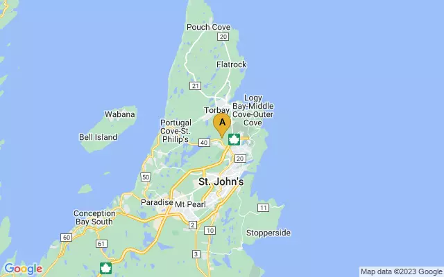 St. Johns International Airport lots map