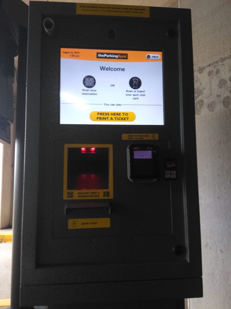 The Parking Spot St Louis Pull up Ticket Machine