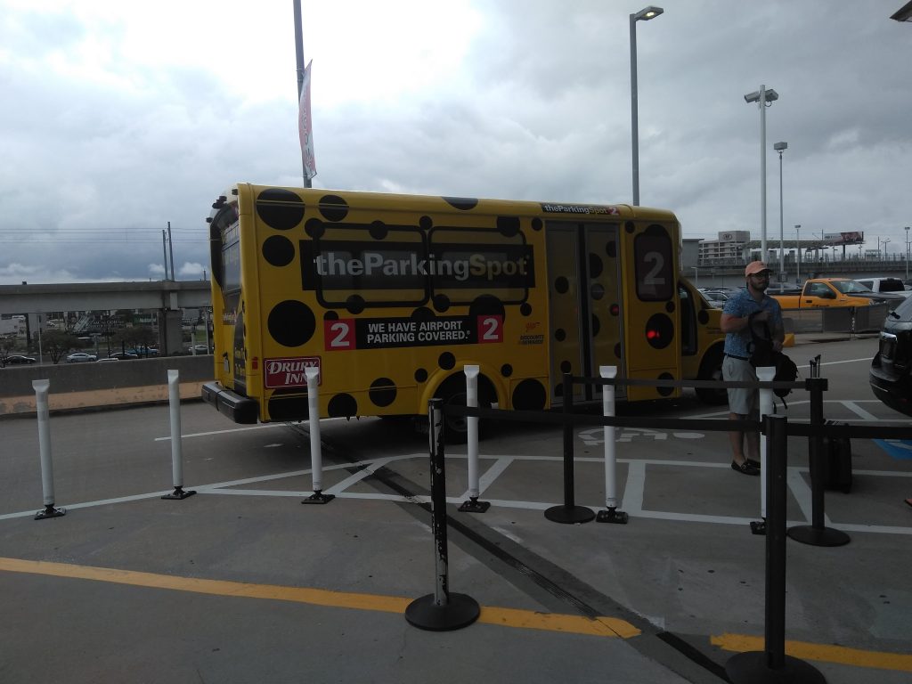 The Parking Spot Shuttle Bus